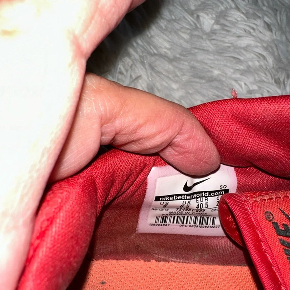 Nike Air Max 90 Essential Ultra "University" Womens 9 Red / White - Picture 5 of 8